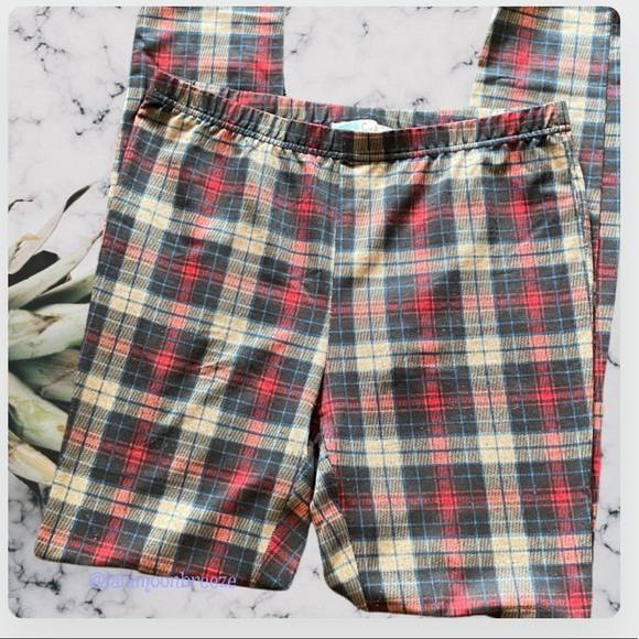 Cecico Pants - Plaid cute leggings!